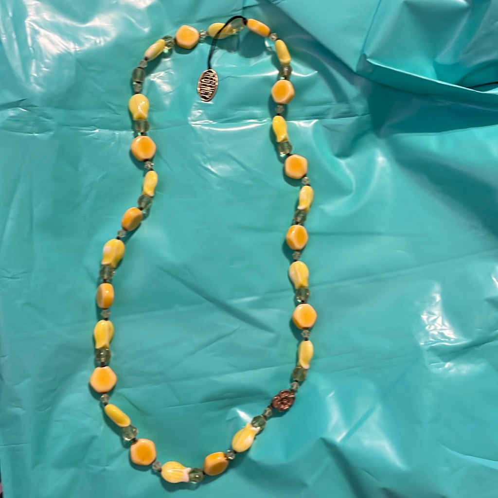 Vintage Beaded Regency Necklace